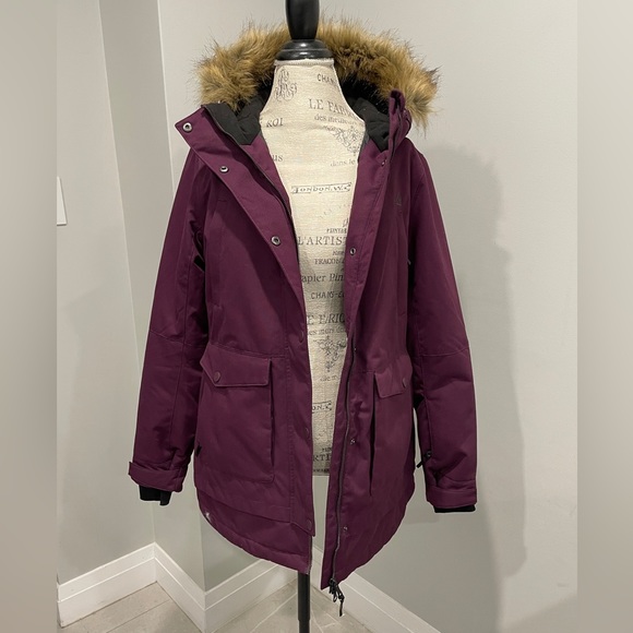 New Ripzone Woman’s Eden Insulated Jacket purple winter snow warm jacket size L - Picture 6 of 15